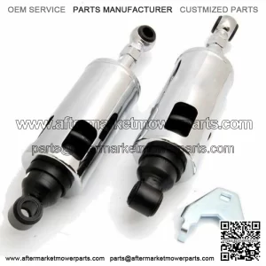 Progressive Heavy Duty 422 Series Chrome Adjustable Rear Shocks Harley Softail (For: Harley-Davidson)