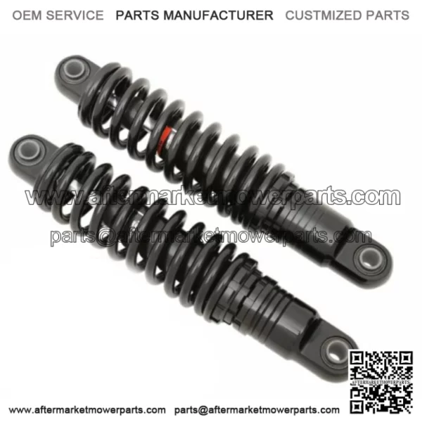 Black 12" Rear Suspension Adjustable Shocks Harley Touring 80+ (For: Harley-Davidson)