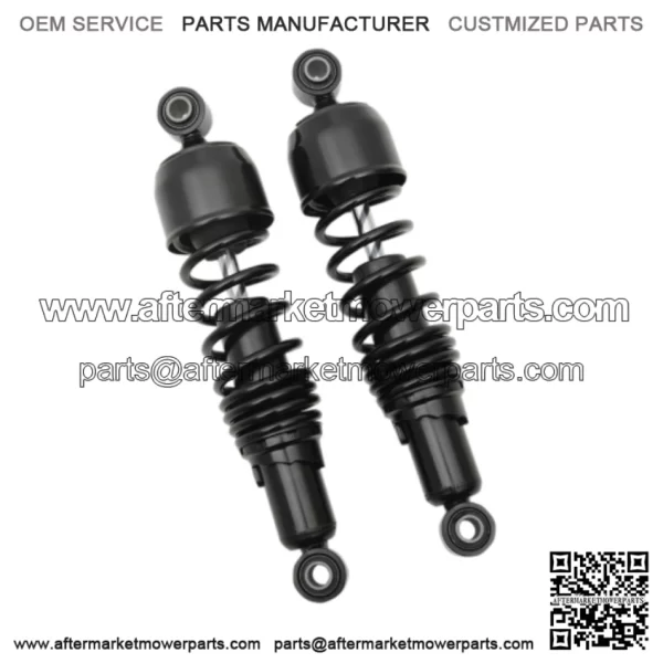Black 13" Nitrogen Springs Shocks Absorber Harley Touring 85-20 (For: Harley-Davidson)