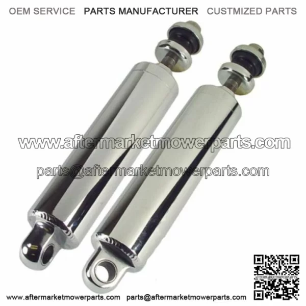 Chrome 2" Narrow Body 2000-Later Softail Twin Cam Shocks Set Harley Fatboy FXST (For: Harley-Davidson)