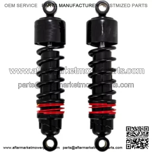 Brand 10.5" 11.5" Slammer Plus Shocks Lowered Black Harley 84-20 Touring (For: Harley-Davidson)