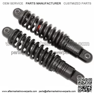 Black 10.5" Rear Coil Overs Shocks Ride Adjustable Harley Sportster Nitrogen Gas (For: Harley-Davidson)