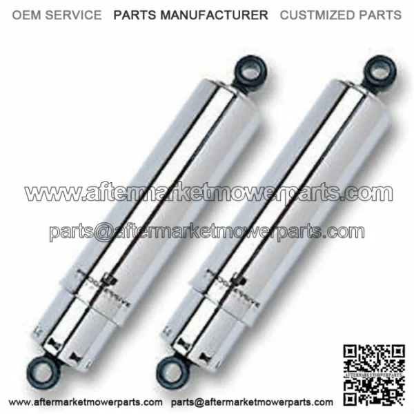 12 Progressive 412 Chrome Covered Heavy Duty Shocks Harley Davidson Dyna 91-2017 (For: Harley-Davidson)