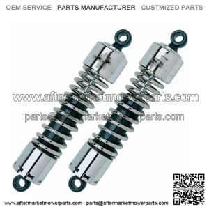 11" Chrome Progressive 412 Standard Lowering Shocks 79-03 Harley Sportster FXR (For: Harley-Davidson)
