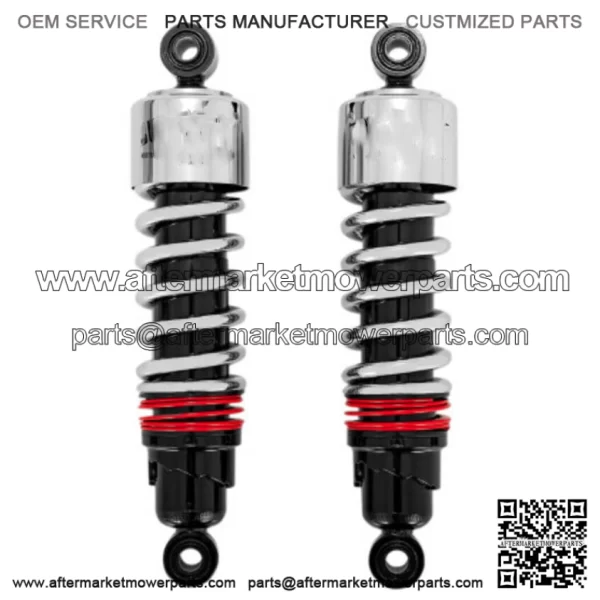 Brand 10.5" 11.5" Slammer Plus Shocks Lowered Chrome Harley 84-20 Touring (For: Harley-Davidson)