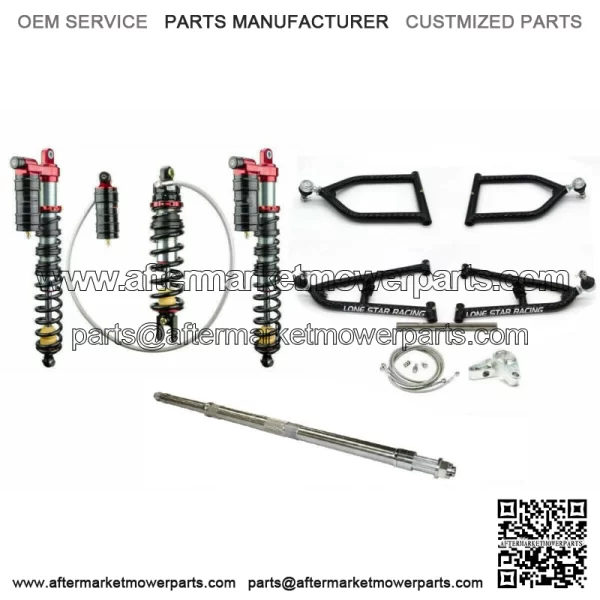 Lonestar +2 A-Arms Axle 3 Legacy Front Rear Shocks Suspension Kit Banshee