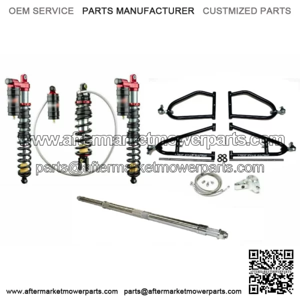 Lonestar +2 A-Arms Axle 3 Legacy Front Rear Shocks Suspension Kit YFZ450
