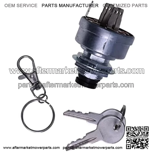 Starter Ignition Switch AM101561 TCA22740 AM107076 TCA15075 Compatible with John Deere 130 160 165 170 175 180 185 240 245 260 265 285 320 500 - Image 4