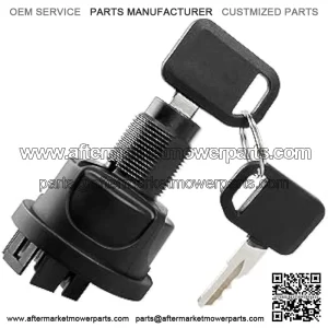 Ignition Switch with Keys Compatible with John Deere ZTrak x465 GX345 325 OE# AUC15805 AUC18708 TCA26088 TCA24615 AUC13979