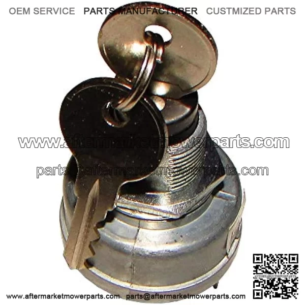 Ignition Switch w/Keys Fits John Deere 1200 1200A Bunker Rakes 800 V40 Aerators
