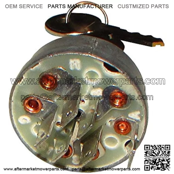 Ignition Switch w/Keys Fits John Deere 1200 1200A Bunker Rakes 800 V40 Aerators - Image 3