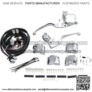 Chrome Handlebar Hand Controls Switches Dual Disc 11/16 Kit Harley Touring 96-07 (For: Harley-Davidson)