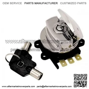 Chrome Round Key Light Ignition Switch Electrical Harley Big Twin 71313-96A OEM (For: Harley-Davidson)