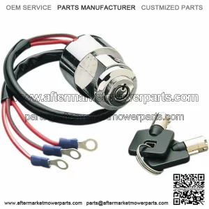 Round Key Ignition Switch 3 Position Harley Ironhead FX FXR (For: Harley-Davidson)