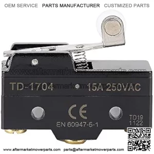 Golf Cart Accelerator Micro Switch,3 Terminal Micro Switch with Roller for EZGO (Gas 1983-1994) TXT Marathon Golf Carts,relpace OEM:10606G1, 10606G2, 17928G1, 31535G1