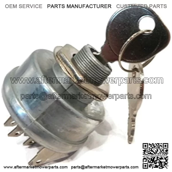 Compatible Ignition Switch with 2 Keys Replacement for Cub Cadet MTD 725-3163 725-3163A 725-3163P 925-3163