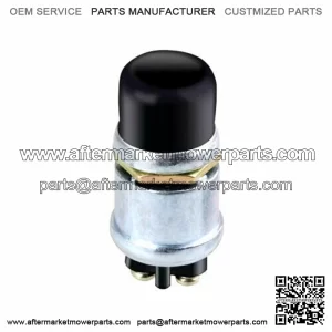 Golf Cart 12V Horn Switch Button w/ Cover Floor Mount For Club Car, EZGO, Yamaha