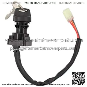 Ignition Switch w/Keys for Suzuki Ozark 250 LTF250 2x4 Quadrunner 500 LTF500F 4x4 Quadsport Z400 LTZ400 Quadsport Z250 LTZ250 Quadmaster 500 LTA500F