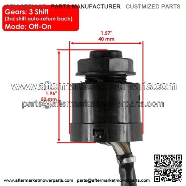 Ignition Key Switch for Kawasaki Teryx 4 800 KRT800 2014 - 2023 / 27005-0036 For: More than one vehicle - Image 2