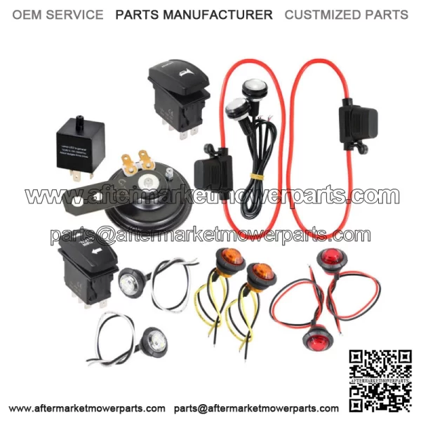 For SXS ATV UTV Rocker Switch Turn Signal Street Legal Led Reverse Kit New For: More than one vehicle
