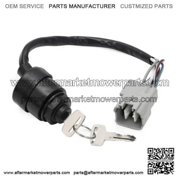 Ignition Key Switch Fits Kawasaki KAF1000 Mule PRO DX / DXT 2016-2017 2018 2019 For: More than one vehicle