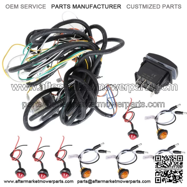 Street Legal LED Rocker Switch Turn Signal Kit For Kawasaki Teryx4 750 800 For: More than one vehicle - Image 2
