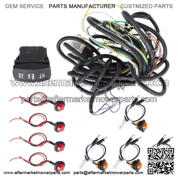 Street Legal LED Rocker Switch Turn Signal Kit For Kawasaki Teryx4 750 800 For: More than one vehicle - Image 3