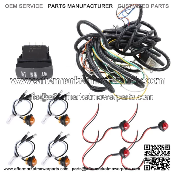 Street Legal LED Rocker Switch Turn Signal Kit For Kawasaki Teryx4 750 800 For: More than one vehicle - Image 4