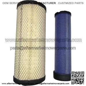 Air Filter Inner Outer Set Compatible with John Deere RE68048 RE68049 Tractor 3120 3320 3520 4105 3720 5105 5200 5203 5205 5210 5300 Wix 46489 46490