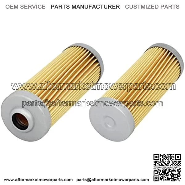 M801101 8970713480 CH10479 Fuel Filter MIU804763 Compatible with John Deere Compact Tractor 790 655 4300 4210 4200 2025R Lawn Tractor X749 X748 X744 Skid-Steer 3375 375 Front Mower F1145 F915 2PCS - Image 4
