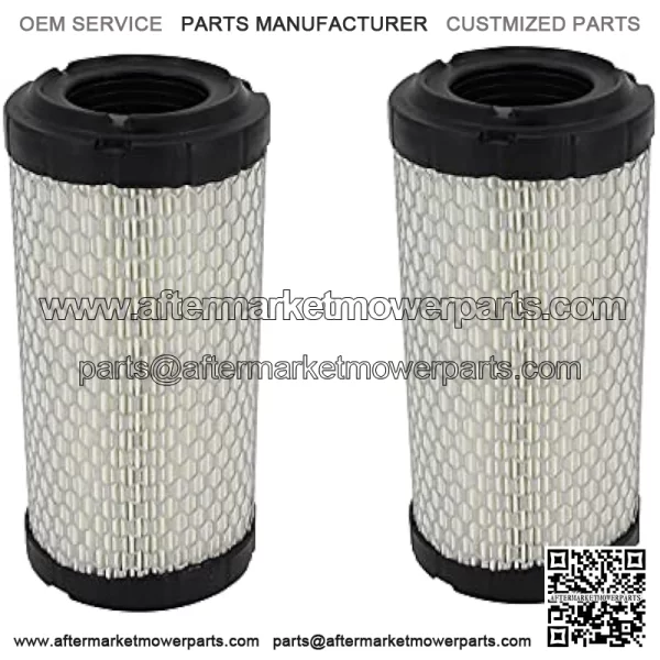 M113621 Air Filter Compatible with Baldwin RS3715 Fleetguard AF25550 John Deere M113621 NAPA6449 (Pack of 2)