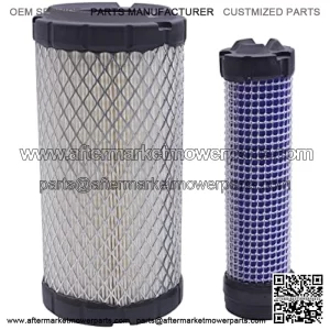 Inner & Outer Air Filters Set M113621 M123378,Air Filter Element Compatible with 1023E 1026R 1200 1720 1725 2030A 2210 2500,Replaces Kawasaki 11013-7029 11013-7048