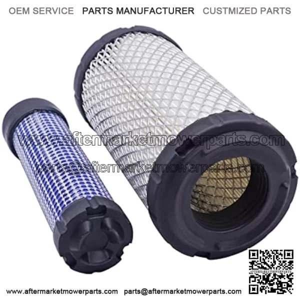 Inner & Outer Air Filters Set M113621 M123378,Air Filter Element Compatible with 1023E 1026R 1200 1720 1725 2030A 2210 2500,Replaces Kawasaki 11013-7029 11013-7048 - Image 4