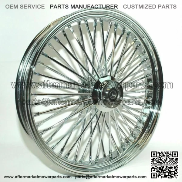 Ultima 48 King Spoke Fat 23 3.5 Front Rim Harley Touring Dual Disc Chrome ABS 08 (For: Harley-Davidson)
