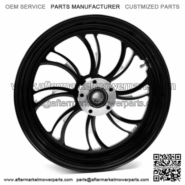 Ultima Vortex Black Billet Aluminum 18 3.5 Rear Wheel Rim Harley Touring Softail (For: Harley-Davidson)
