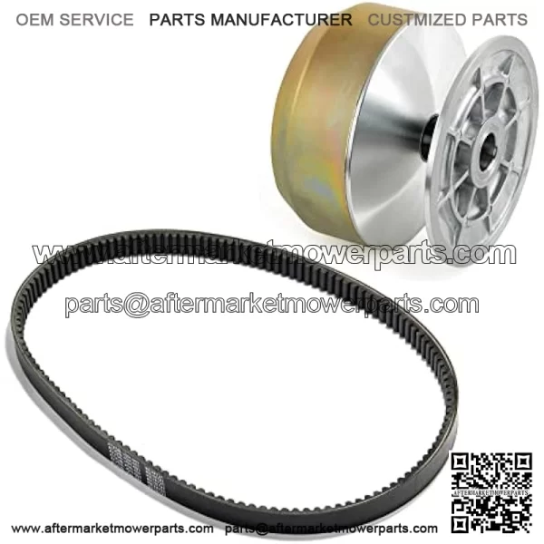 Primary Drive Clutch with Belt for John Deere 4X2 Gators, 1200A Bunker and Field Vehicle, Replaces AM140985 (AM128794), RE28721 - Image 2