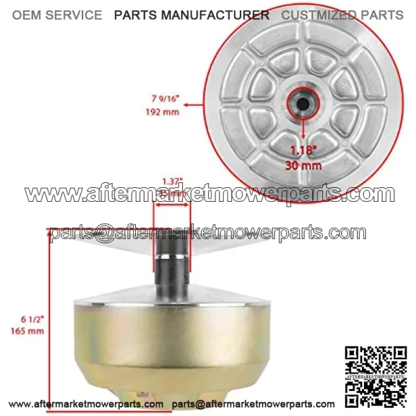 Complete Primary Drive Clutch Compatible with John Deere Gator 4X2 6X4 / AM140985 AM128794 - Image 2