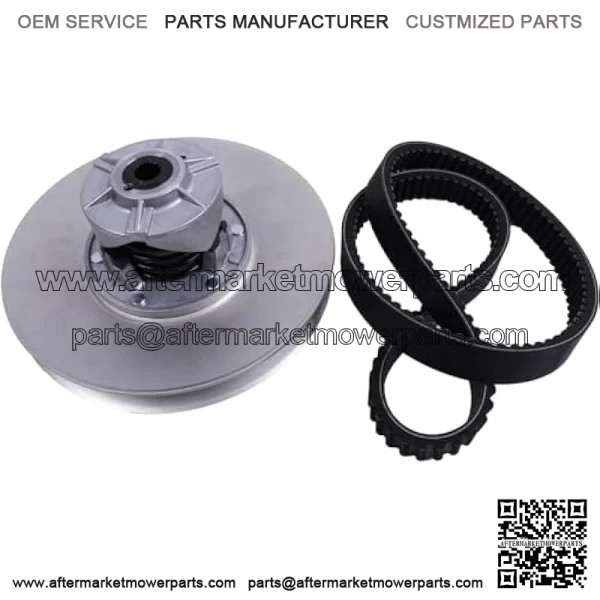 Secondary Driven Clutch AM140967 & Belt RE28721 Compatible with John Deere Gator Trail 4X2 6X4 Utility Vehicle