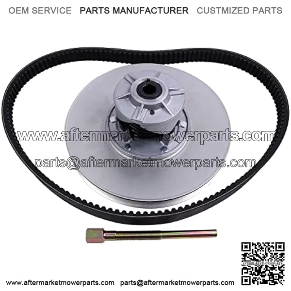 Driven Sheave Secondary Clutch AM140967 AMT2707 With Belt RE28721 Puller JDG11200 Compatible with John Deere Gator 4x2 6x4 Gas Gator Utility Vehicles Riding Mower/Bunker Rake 1200A