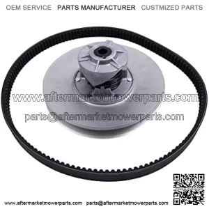 Secondary Drive Clutch AM140967 AM140967 AM136806 AM128235 AMT2707 with Belt RE28721 Compatible with John Deere 4X2 6X4 AMT600 AMT622 AMT626 Gas Gator Utility Vehicles