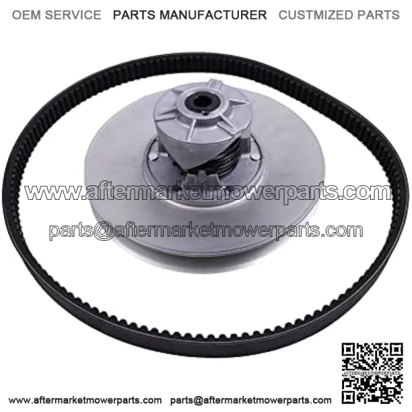 Secondary Drive Clutch AM140967 AM140967 AM136806 AM128235 AMT2707 with Belt RE28721 Compatible with John Deere 4X2 6X4 AMT600 AMT622 AMT626 Gas Gator Utility Vehicles