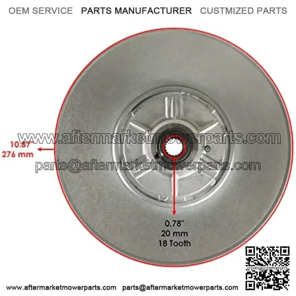 Driven Sheave Secondary Clutch Compatible With John Deere 1200A Field /AM140967 - Image 3
