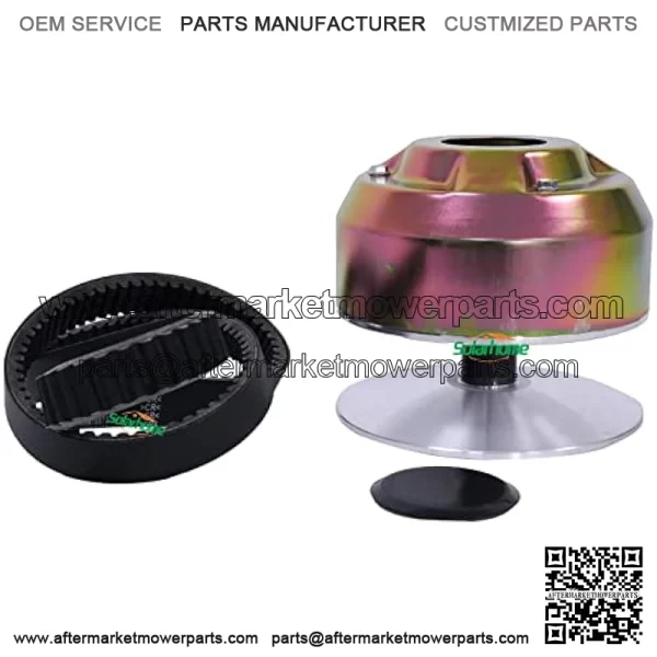Primary Drive Clutch AM128794 AM140985 AM141005 with Belt RE28721 Compatible with John Deere 4X2 6X4 AMT600 AMT622 AMT626 Gas Gator Utility Vehicles Riding Mower/Bunker Rake 1200A - Image 2