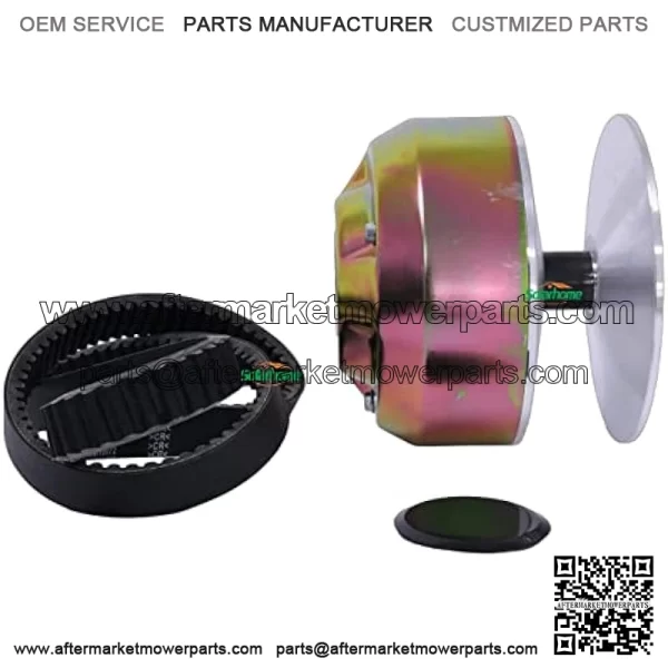 Primary Drive Clutch AM128794 AM140985 AM141005 with Belt RE28721 Compatible with John Deere 4X2 6X4 AMT600 AMT622 AMT626 Gas Gator Utility Vehicles Riding Mower/Bunker Rake 1200A - Image 3