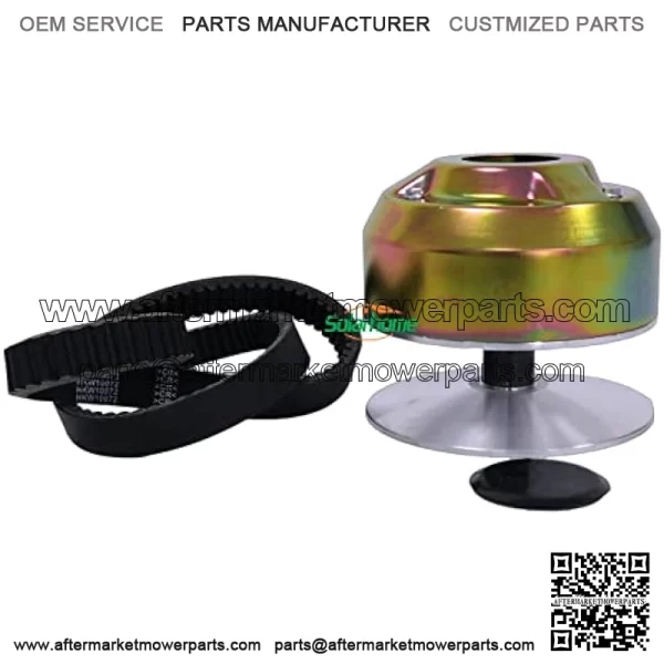 Primary Drive Clutch AM128794 AM140985 AM141005 with Belt RE28721 Compatible with John Deere 4X2 6X4 AMT600 AMT622 AMT626 Gas Gator Utility Vehicles Riding Mower/Bunker Rake 1200A - Image 4