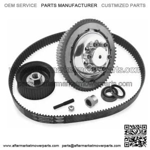 BDL Enclosed Closed 8mm 1.5" Belt Drive Primary Kit Clutch Harley Softail 90-06 (For: Harley-Davidson)