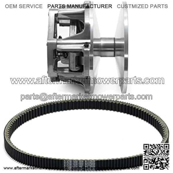 Primary Drive Clutch with Belt for John Deere XUV Gator Utility Vehicle 825i 825E 825M, Replaces AUC14491 AM146794, M174096