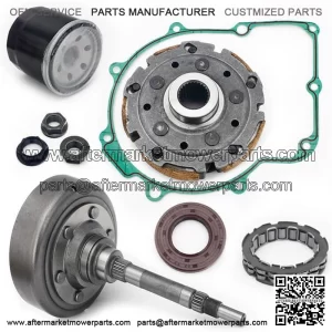 ATV UTV Wet Clutch Assy Clutch Pad Shoe Housing Gasket Bearing Oil Seal Oil Filter Assy for Bennche Bighorn 500 700 700HD 700X-HD