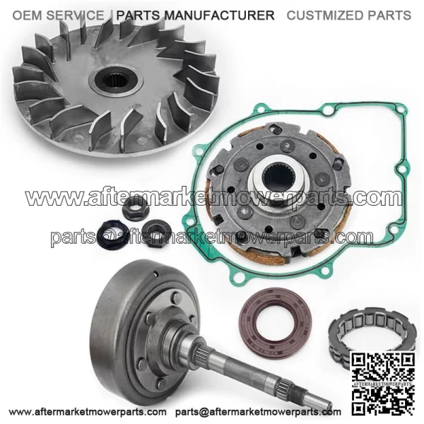 Wet Clutch Assy Secondary Pulley Fixed Sheave Housing Pad Shoe Bearing Gasket Assy for Menards Yardsport EFI UTV 500 & 700cc - Image 2