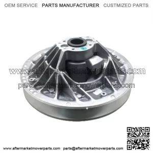 Snowmobile clutch driven wheel